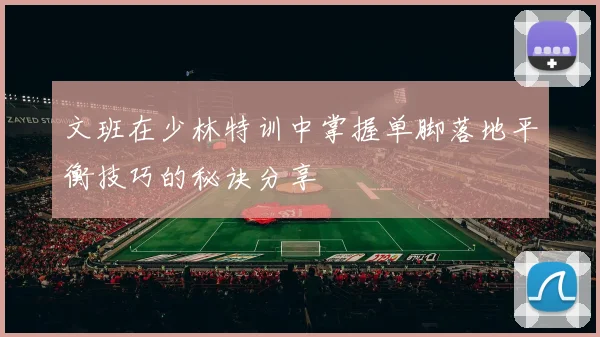文班在少林特训中掌握单脚落地平衡技巧的秘诀分享